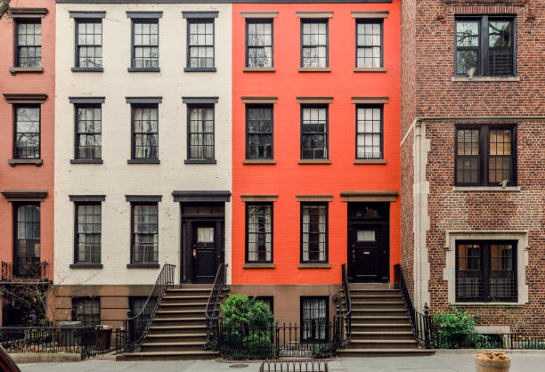 Brooklyn neighborhood buildings and residential streets